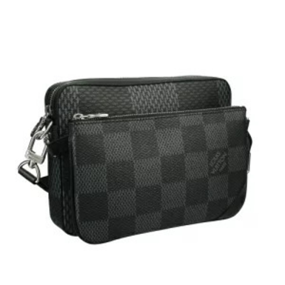 Louis Vuitton Shoulder Black Damier Bag Graphite Black